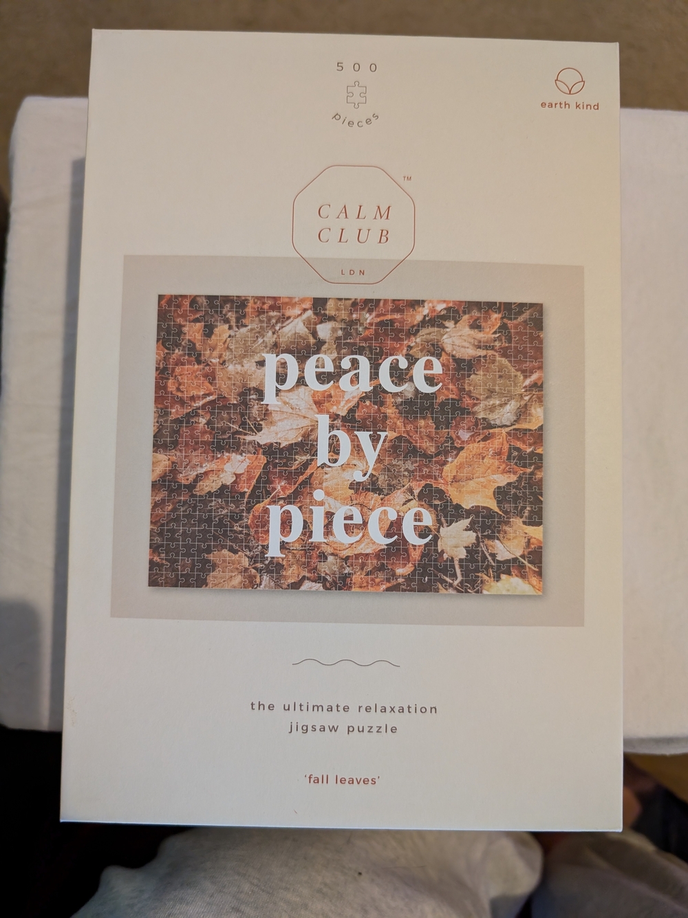 Calm Club 'Peace by Piece' Fall Leaves Jigsaw Puzzle